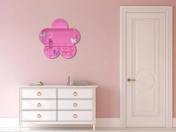 oglinda decorativa roz grace