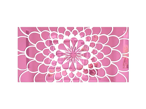 oglinda decorativa roz model floare carla