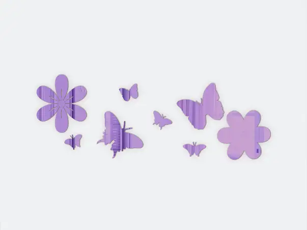 oglinda decorativa violet spring