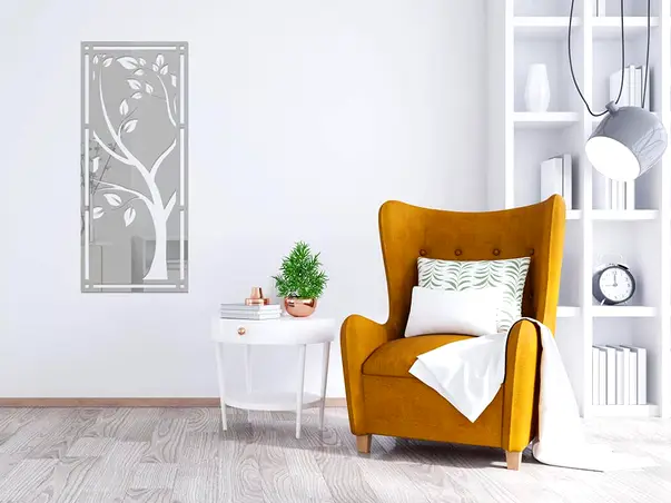 oglinda perete model copac cu frunze 1