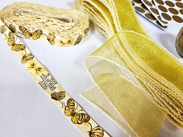 panglica decorativa pentru ambalaj cadou