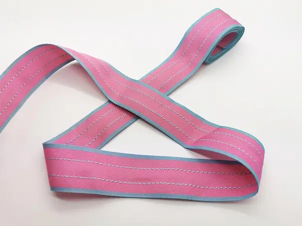 panglica decorativa roz 4 cm latime