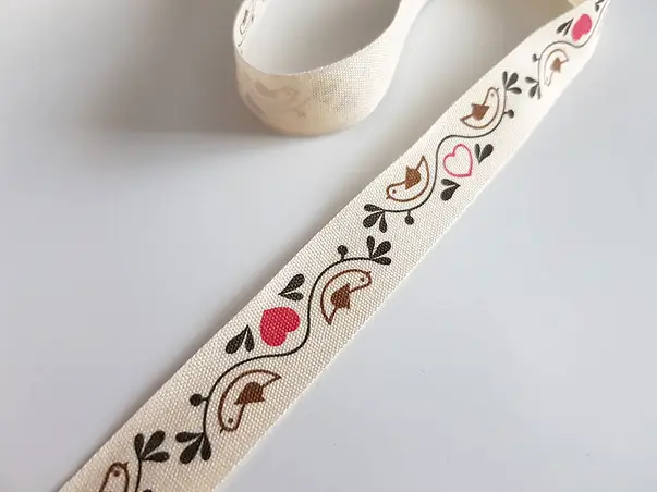 panglica textila pasari