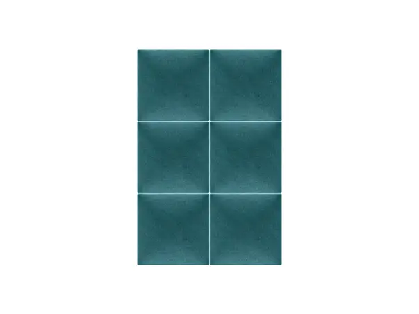 panouri tapitate patrate turcoaz