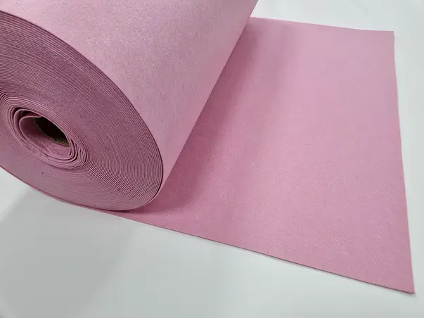 pasla fetru roz deschis grosime 2mm simulare 2 2338