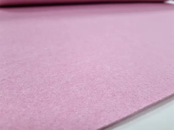 pasla fetru roz deschis grosime 2mm simulare 3