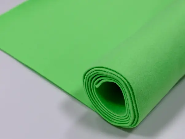 pasla fetru verde grosime 3mm