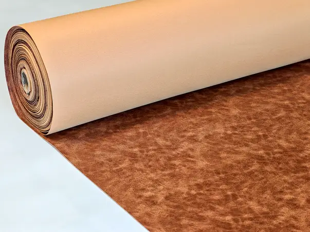piele ecologica culoare maro cu aspect natural moale i flexibila 1