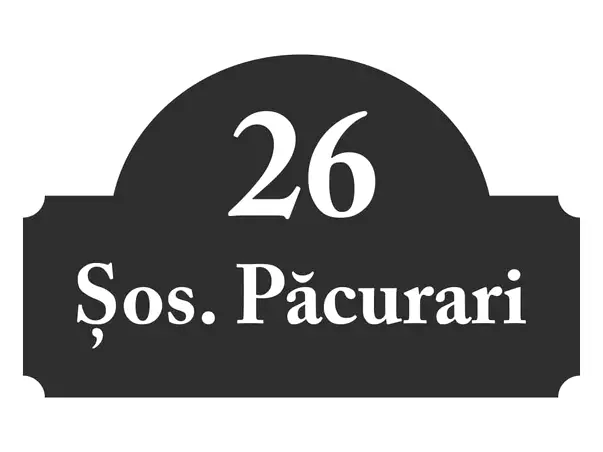 placuta adresa 3d Classic