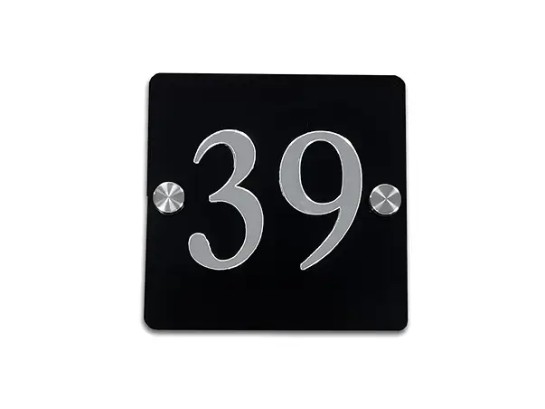 placuta adresa model cu cifre patrat v0