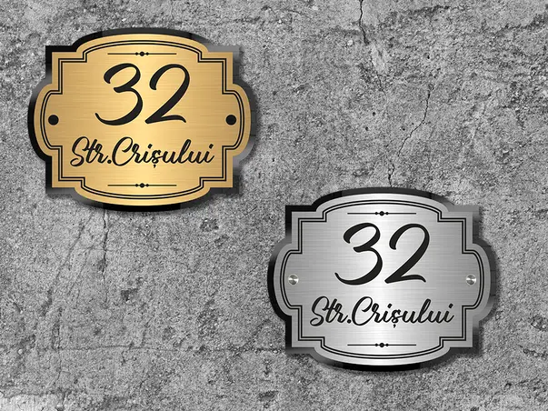 placuta adresa model elegant 1