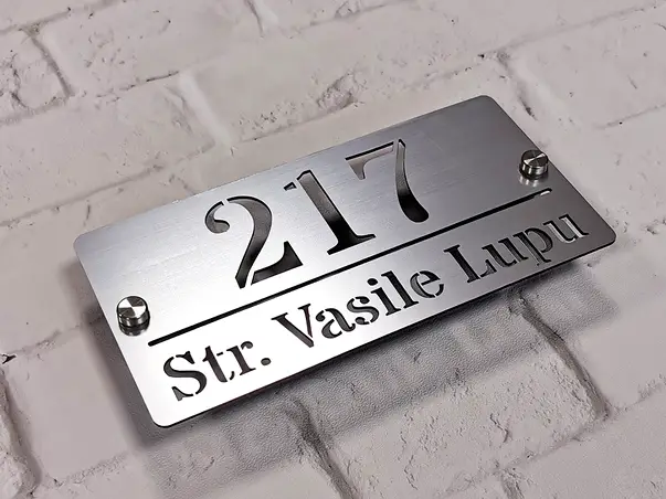 placuta adresa pp2079 model decupat x1