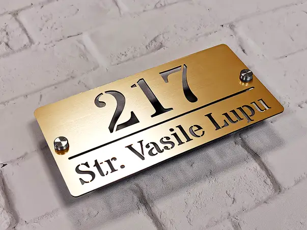 placuta adresa pp2079 model decupat x4