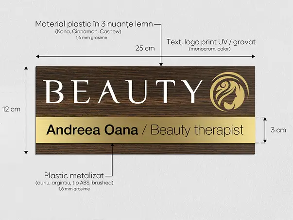 placuta nature personalizata print uv firme birouri spatii comerciale s01