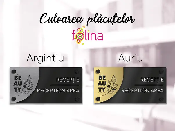 placuta personalizata cu print uv pentru birouri spatii comerciale firme institutii s01