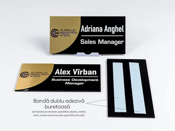 placuta personalizata cu print uv pentru birouri spatii comerciale firme institutii s010