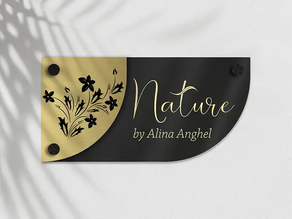 placuta personalizata cu print uv pentru birouri spatii comerciale firme institutii s07