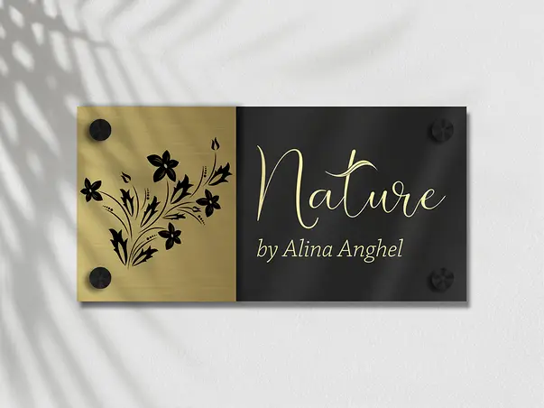 placuta personalizata cu print uv pentru birouri spatii comerciale firme institutii s09