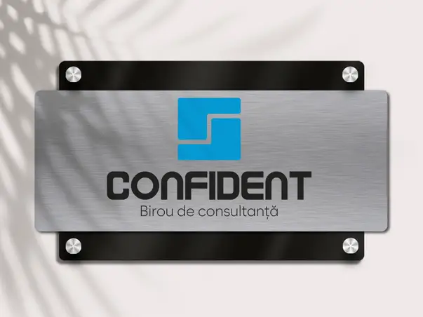 placuta personalizata doua straturi pentru birouri spatii comerciale firme institutii s03