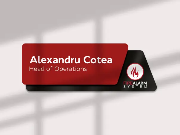 placuta personalizata doua straturi print uv pentru scoli birouri spatii comerciale s08