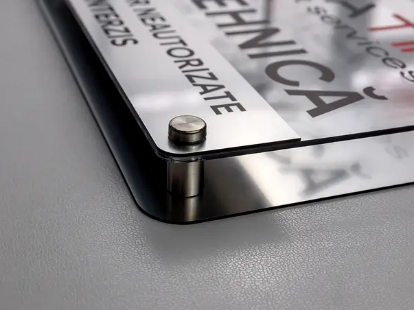 placuta personalizata logo text adresa firma ta print uv s11