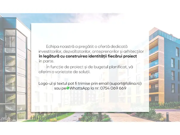 placute personalizate pentru zone complex cladire rezidentiala s7