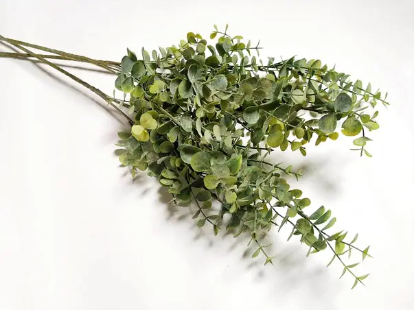 planta artificiala eucalipt verde pudrat 60 cm 3 bucati