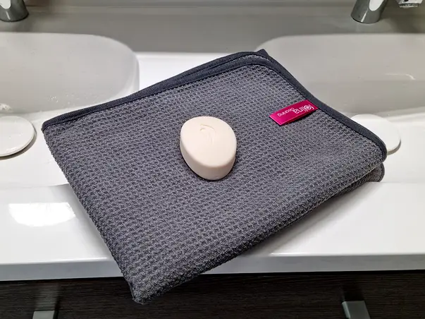 prosop din microfibra pentru fata si maini gri antracit 1