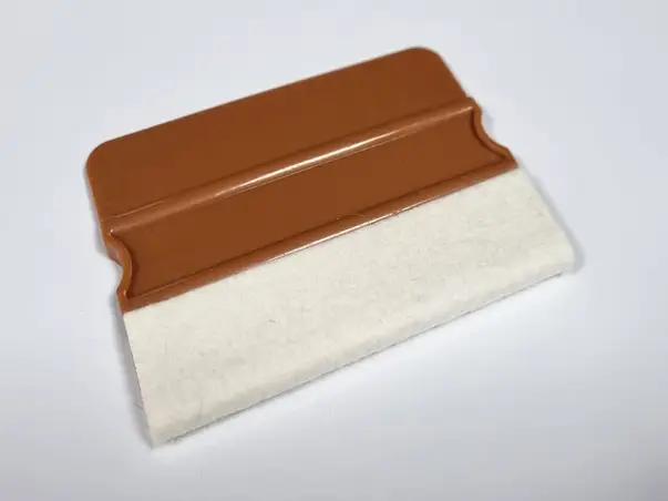 racleta aplicare autocolant cu lama din pasla