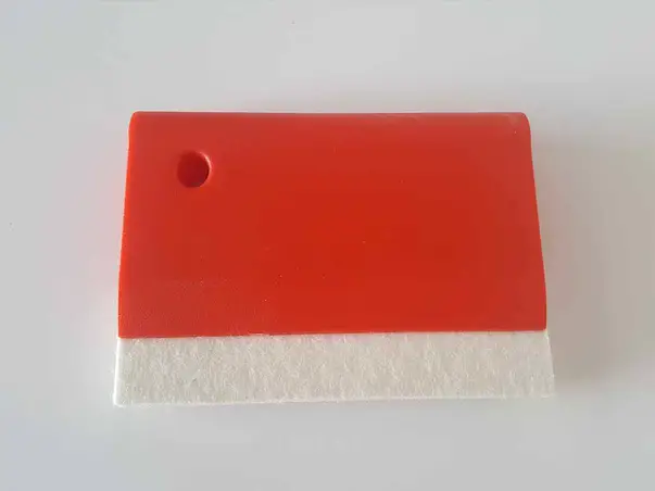 racleta aplicare autocolant folina