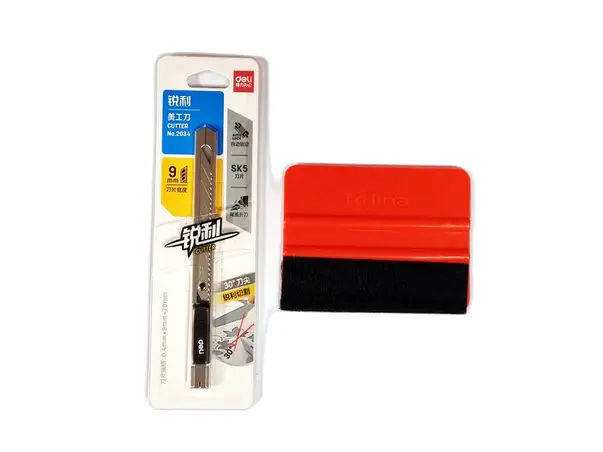 racleta si cutter accesorii aplicare folie si autocolant