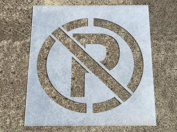 sablon semnalizare parcarea interzisa pentru parcari cai de acces rampe intrari s0