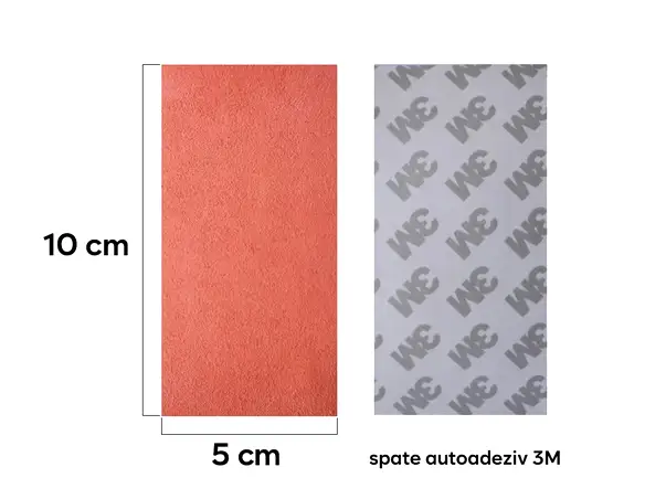 set 10 rezerve piele intoarsa moale autoadezive raclete s1