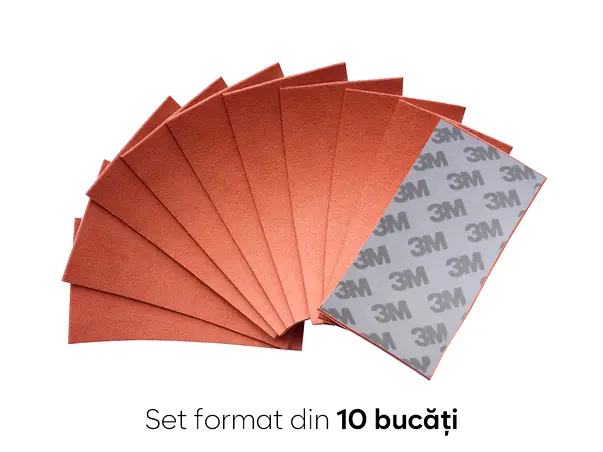 set 10 rezerve piele intoarsa moale autoadezive raclete s2