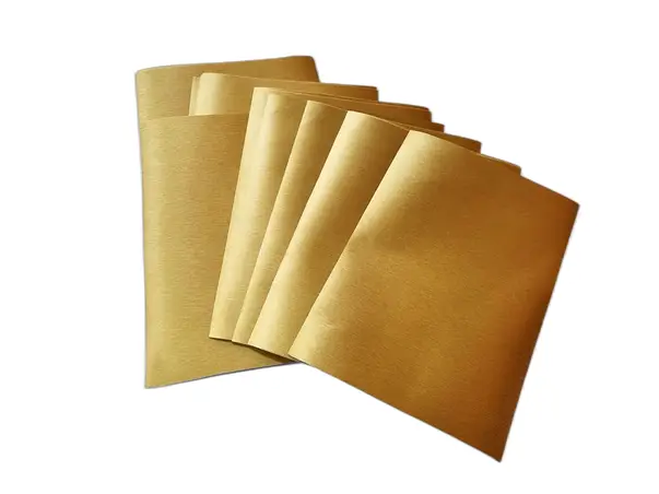 set 12 coli autocolant a4 brushed auriu