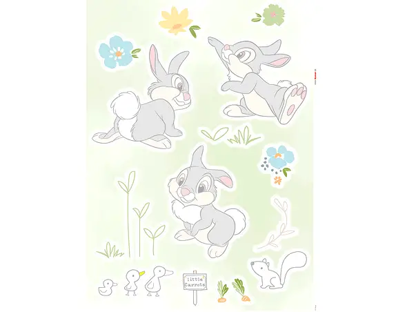 set 13 stickere iepurasul bocanila in gradina