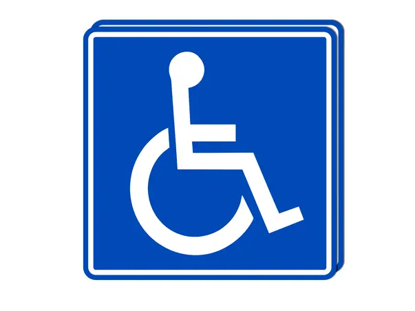 set 2 stickere auto persoana cu handicap dizabilitati 10x10 cm s00