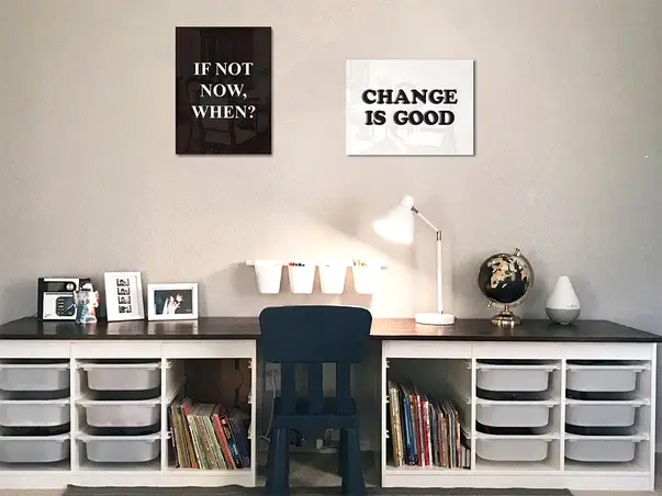 set 2 tablouri mesaj inspirational