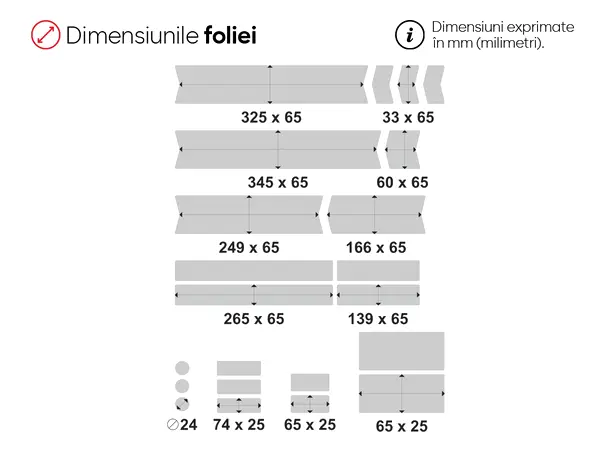 set 22 stickere de protectie universale pentru cadrul bicicletei diferite dimensiuni s01