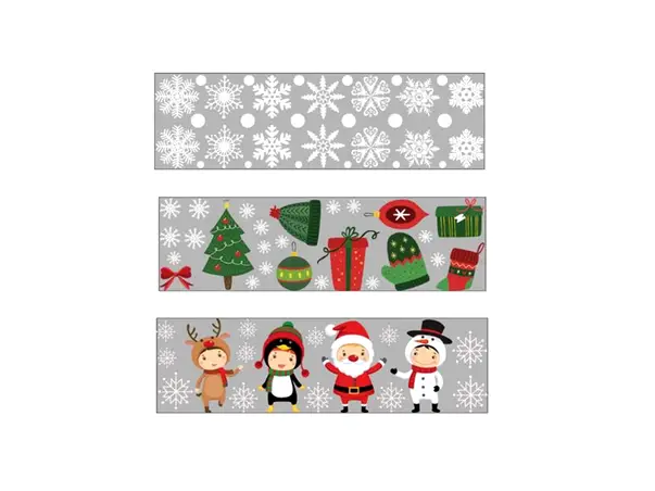 set 3 planse cu stickere craciun