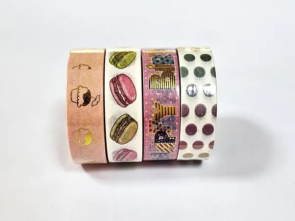 set 4 role washi tape party