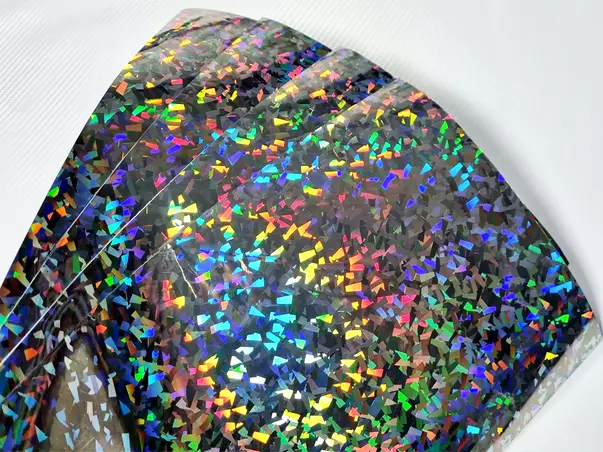 set 5 coli a4 folie holograma argintie