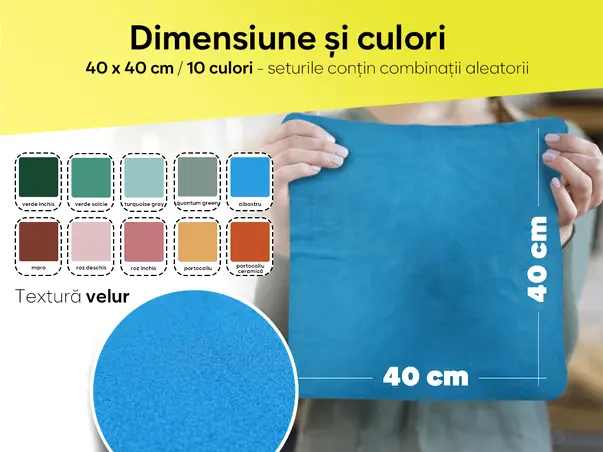 set 5 lavete microfibra ideale suprafete sensibile lentile ecrane bijuterii vesela s02