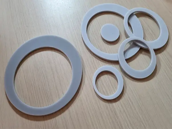 set 52 cercuri gri deschis decoratiune perete