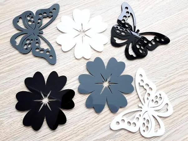 set 6 decoratiuni flora mono