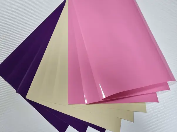 set 9 coli autocolant uni roz mov bej