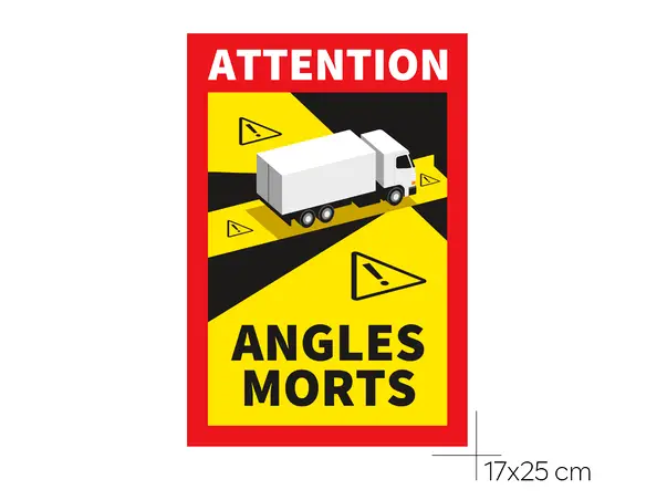 set autocolante obligatorii avertizare unghi mort franta siguranta s01