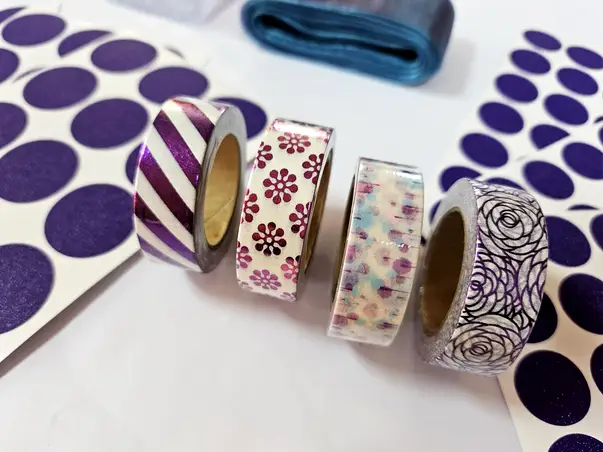 set crafting si handmade washi tape modele mov