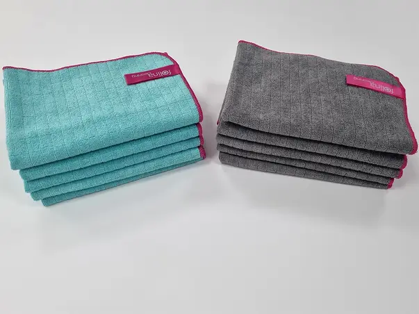 set de 10 lavete din microfibra pentru suprafete ceramice sau sticla 1