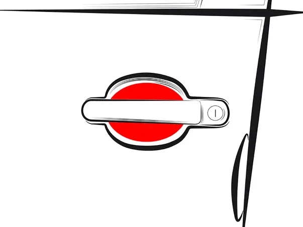 set folii de protectie a vopselei pentru manerele usilor auto transparent 5 bucati s0